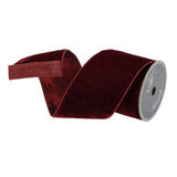 VELVET LUSTER - 4"X10YD / BURGUNDY