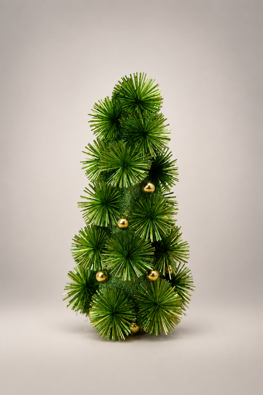 Festive fiber blend decorative tree