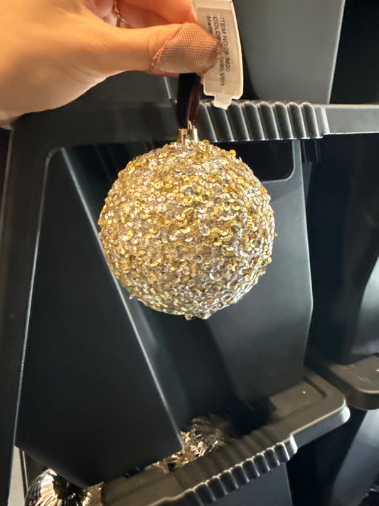 100mm Sequin glitter orb
