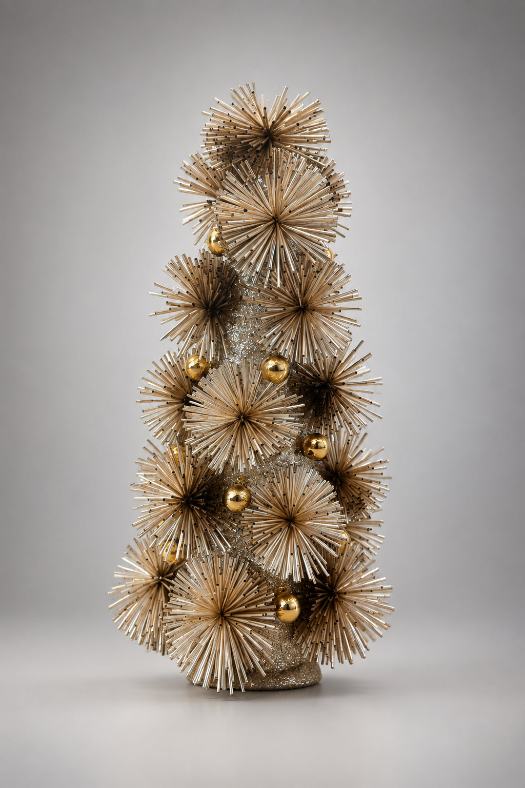 Festive fiber blend decorative tree